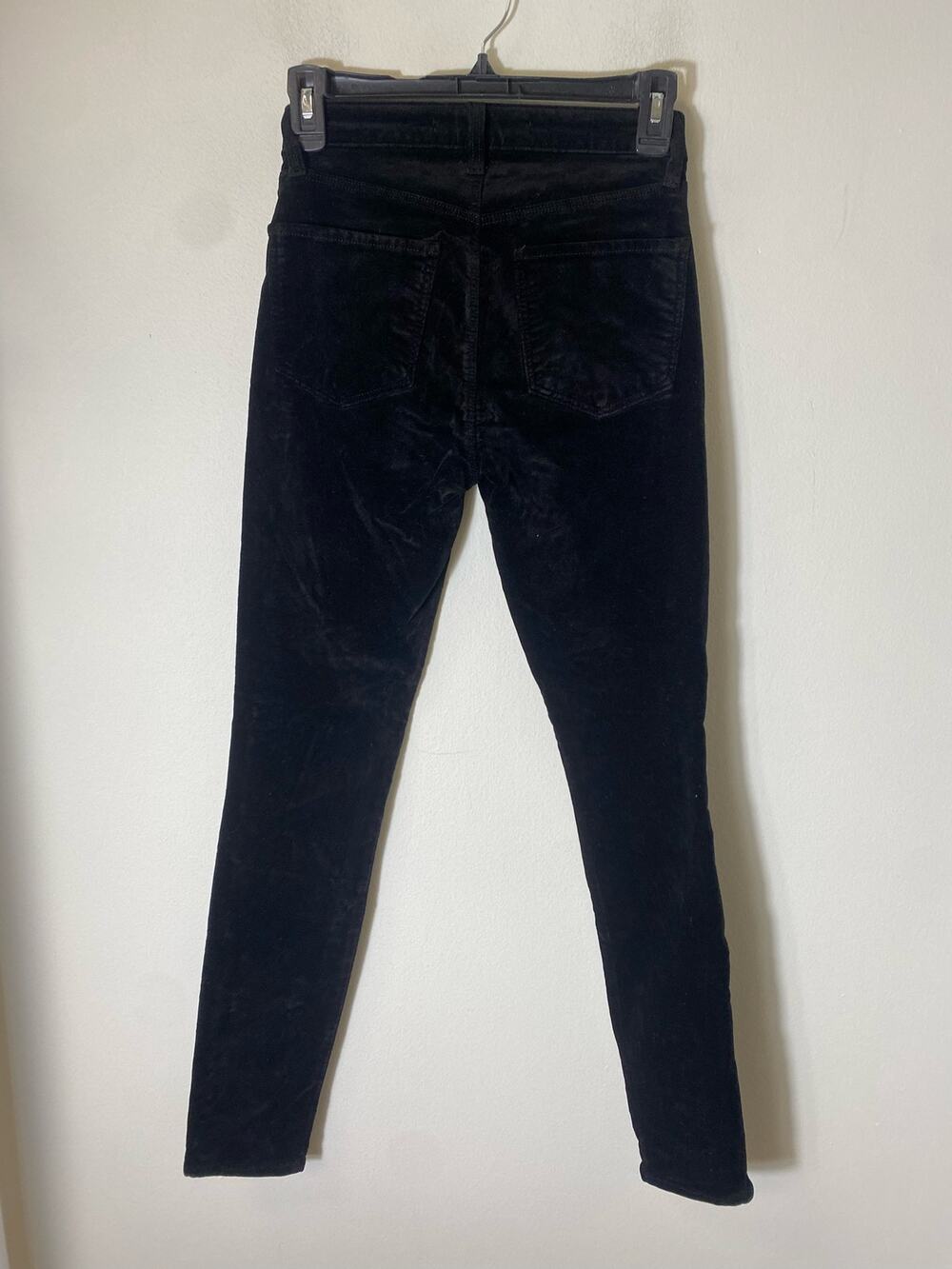 J Brand Black Corduroy Pants Sz 24